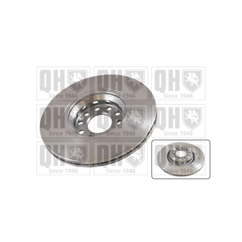 Jeu de 2 disques de frein avant QUINTON HAZELL BDC5010