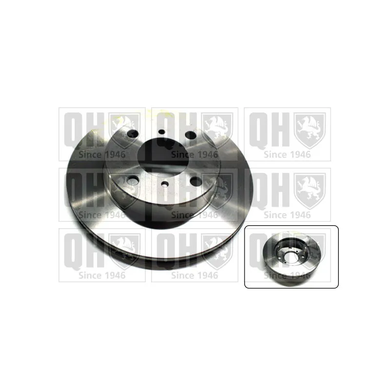 Jeu de 2 disques de frein avant QUINTON HAZELL BDC5030