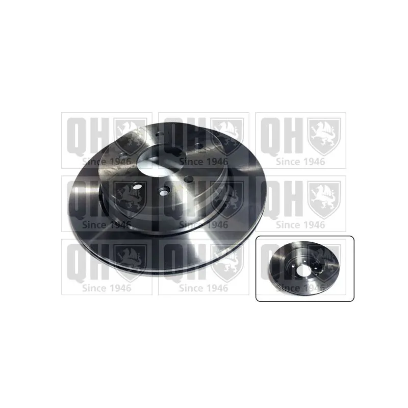 Jeu de 2 disques de frein arrière QUINTON HAZELL BDC5032
