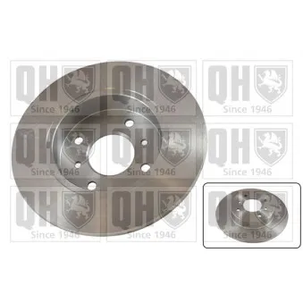 Jeu de 2 disques de frein arrière QUINTON HAZELL BDC5039