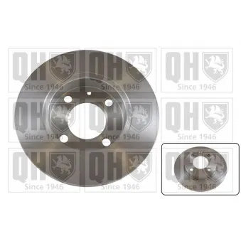 Jeu de 2 disques de frein arrière QUINTON HAZELL BDC5043