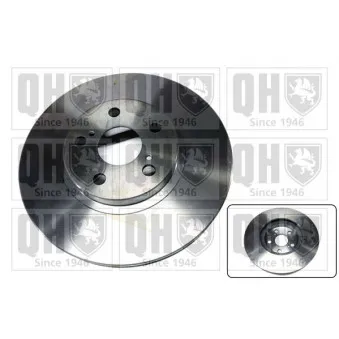 Jeu de 2 disques de frein avant QUINTON HAZELL BDC5089