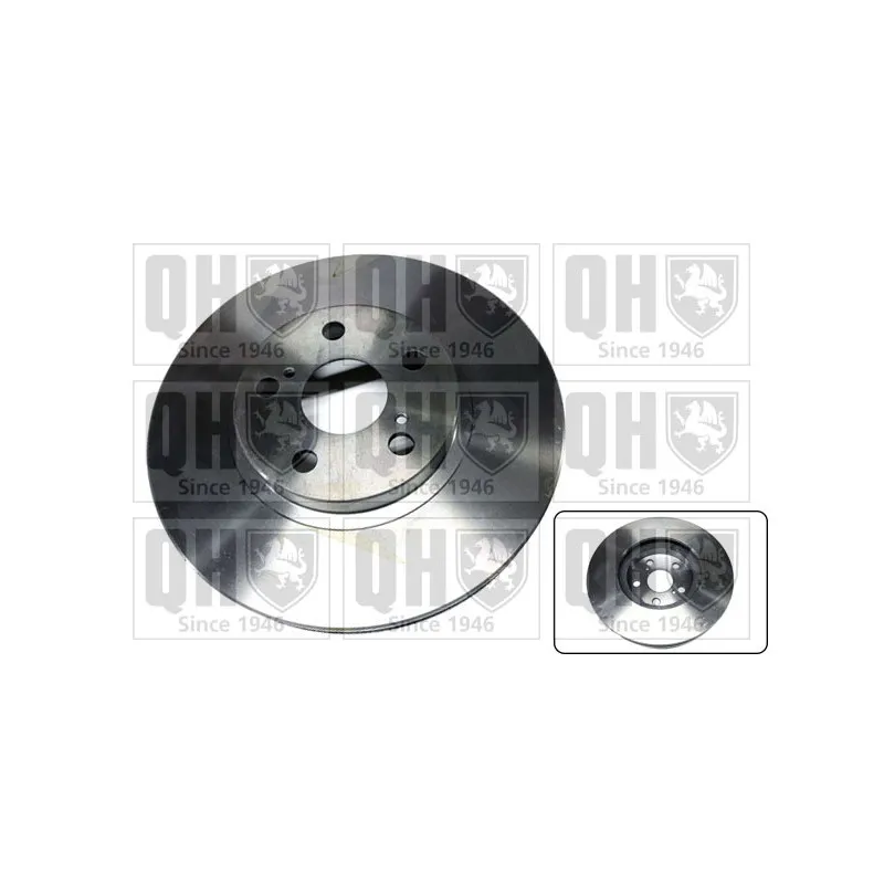 Jeu de 2 disques de frein avant QUINTON HAZELL BDC5089