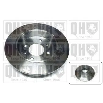 Jeu de 2 disques de frein arrière QUINTON HAZELL BDC5104