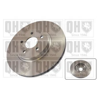 Jeu de 2 disques de frein avant QUINTON HAZELL BDC5119