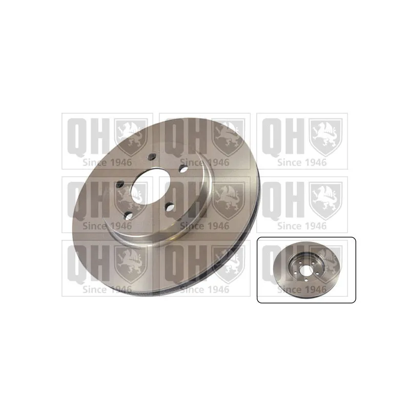 Jeu de 2 disques de frein avant QUINTON HAZELL BDC5119