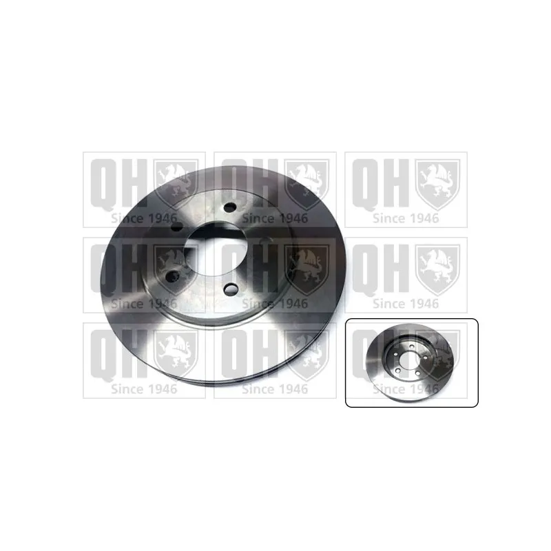 Jeu de 2 disques de frein avant QUINTON HAZELL BDC5145