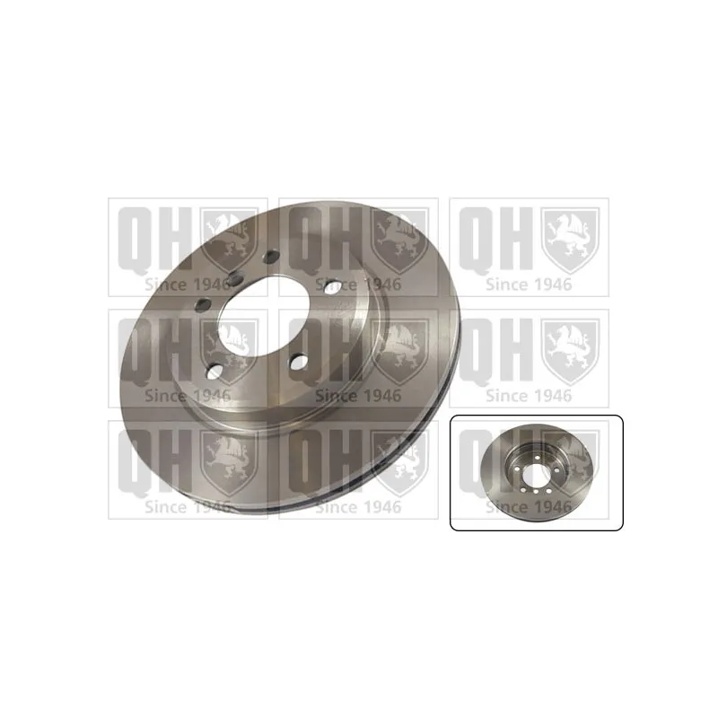 Jeu de 2 disques de frein avant QUINTON HAZELL BDC5146
