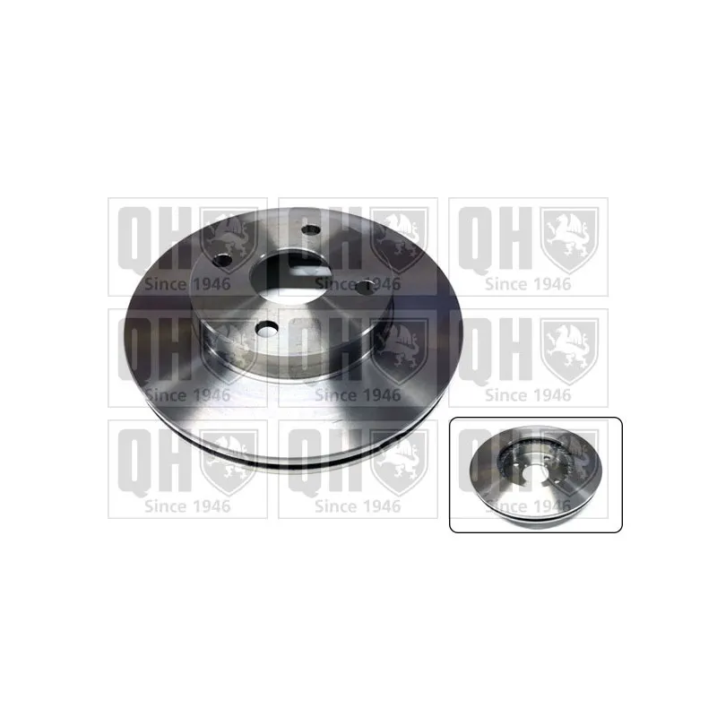 Jeu de 2 disques de frein avant QUINTON HAZELL BDC5148
