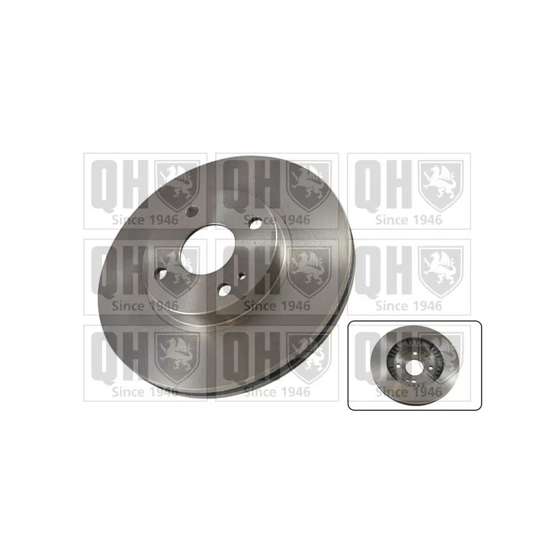 Jeu de 2 disques de frein avant QUINTON HAZELL BDC5149