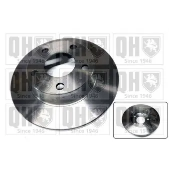 Jeu de 2 disques de frein arrière QUINTON HAZELL BDC5183