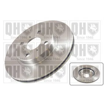 Jeu de 2 disques de frein avant QUINTON HAZELL BDC5194