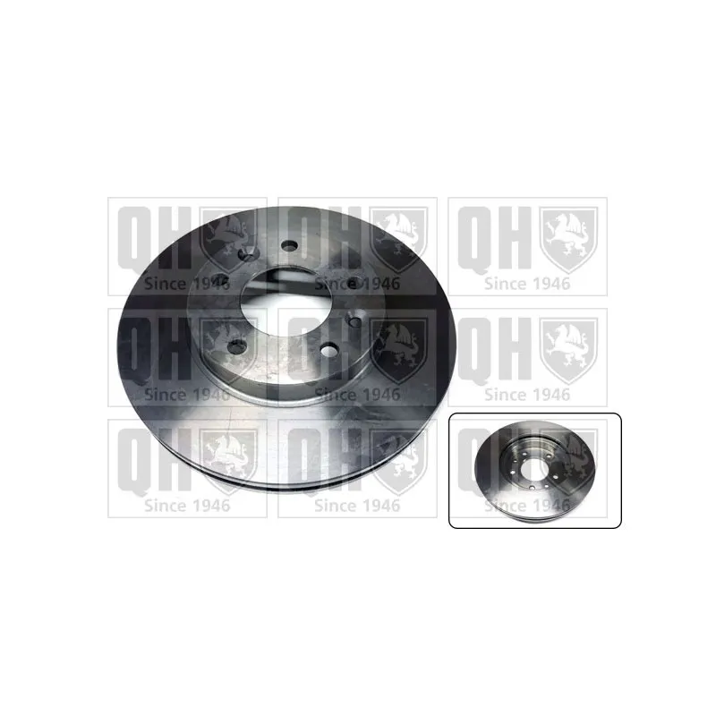 Jeu de 2 disques de frein avant QUINTON HAZELL BDC5203