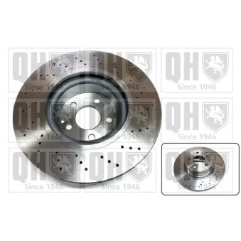 Jeu de 2 disques de frein avant QUINTON HAZELL BDC5207