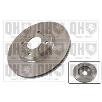 Jeu de 2 disques de frein avant QUINTON HAZELL BDC5212