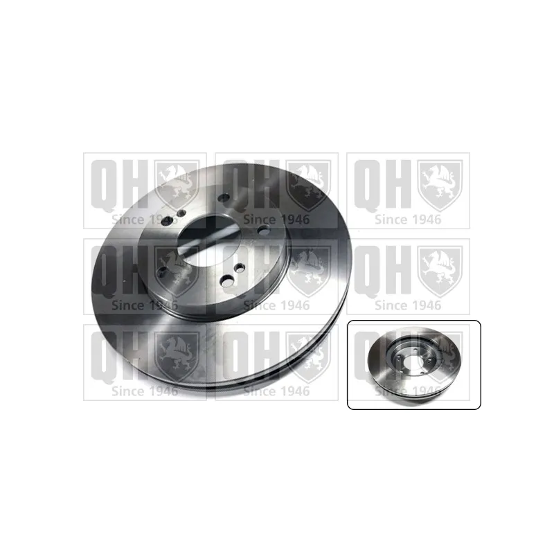 Jeu de 2 disques de frein avant QUINTON HAZELL BDC5213