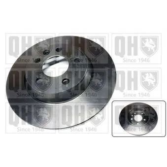 Jeu de 2 disques de frein arrière QUINTON HAZELL BDC5216