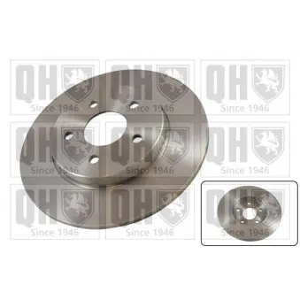 Jeu de 2 disques de frein arrière QUINTON HAZELL BDC5221