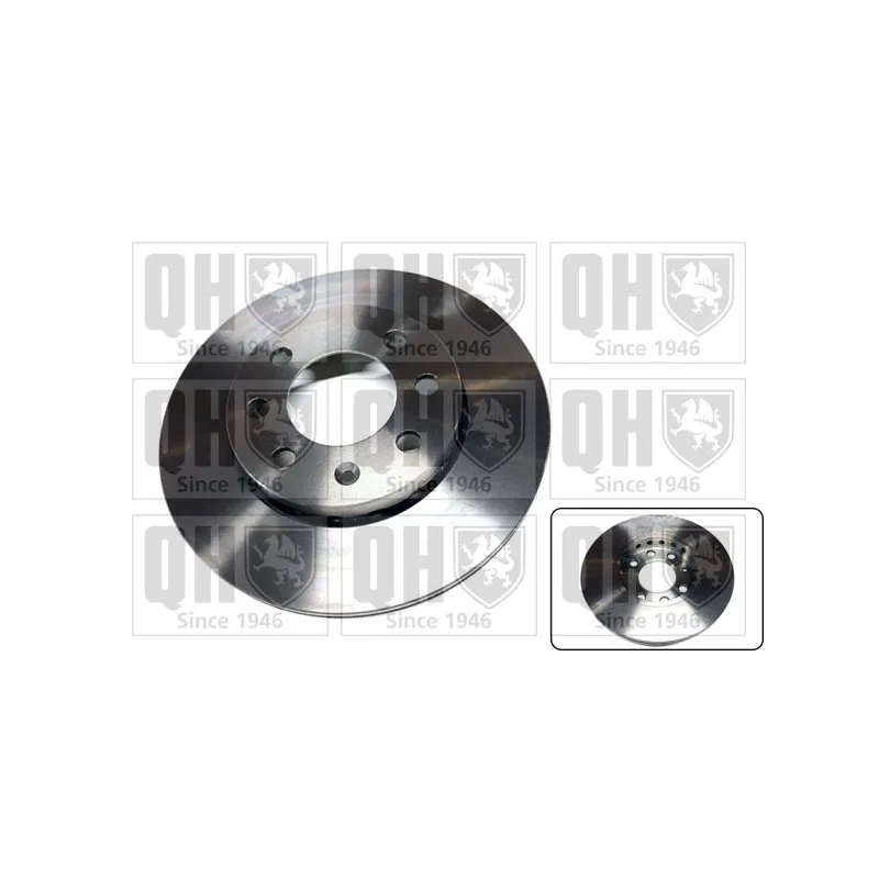 Jeu de 2 disques de frein avant QUINTON HAZELL BDC5223