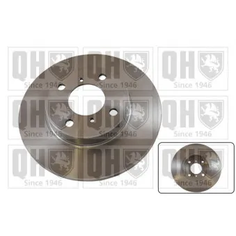 Jeu de 2 disques de frein avant QUINTON HAZELL BDC5224