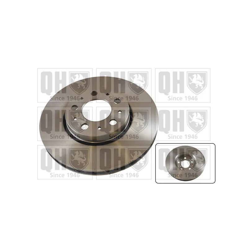 Jeu de 2 disques de frein avant QUINTON HAZELL BDC5226
