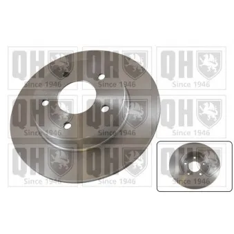 Jeu de 2 disques de frein arrière QUINTON HAZELL BDC5238