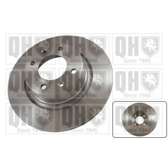 Jeu de 2 disques de frein arrière QUINTON HAZELL BDC5242