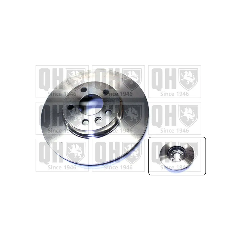 Jeu de 2 disques de frein avant QUINTON HAZELL BDC5264