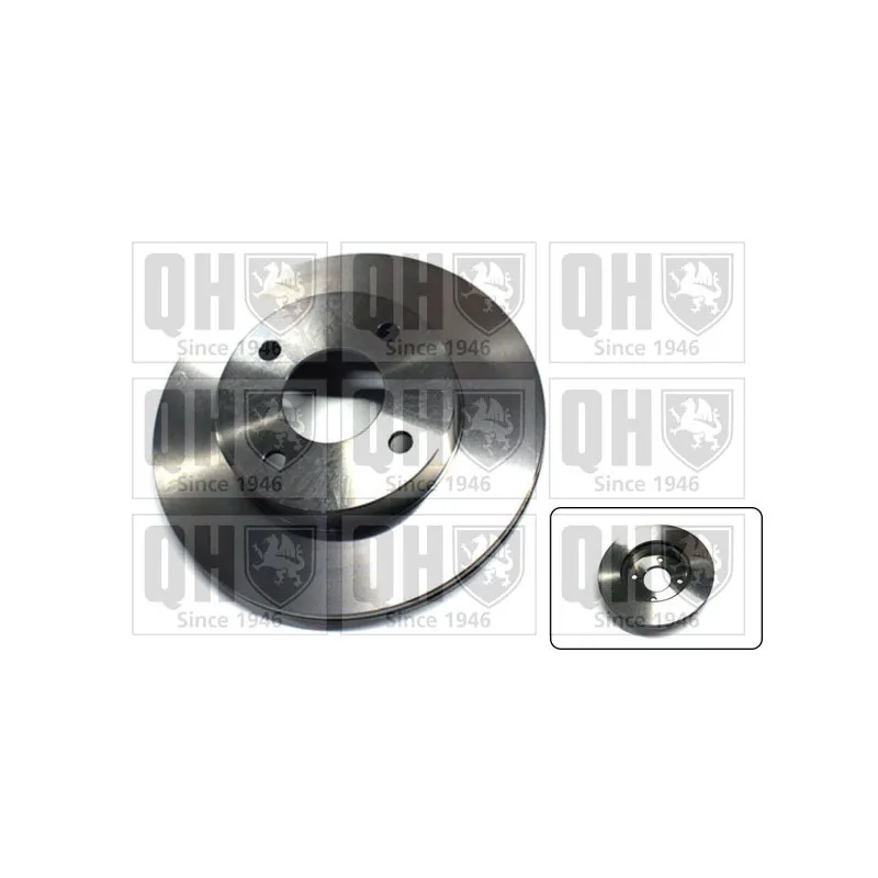 Jeu de 2 disques de frein avant QUINTON HAZELL BDC5275