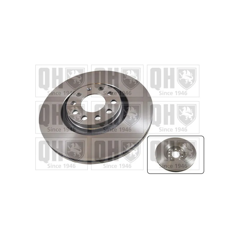 Jeu de 2 disques de frein avant QUINTON HAZELL BDC5278