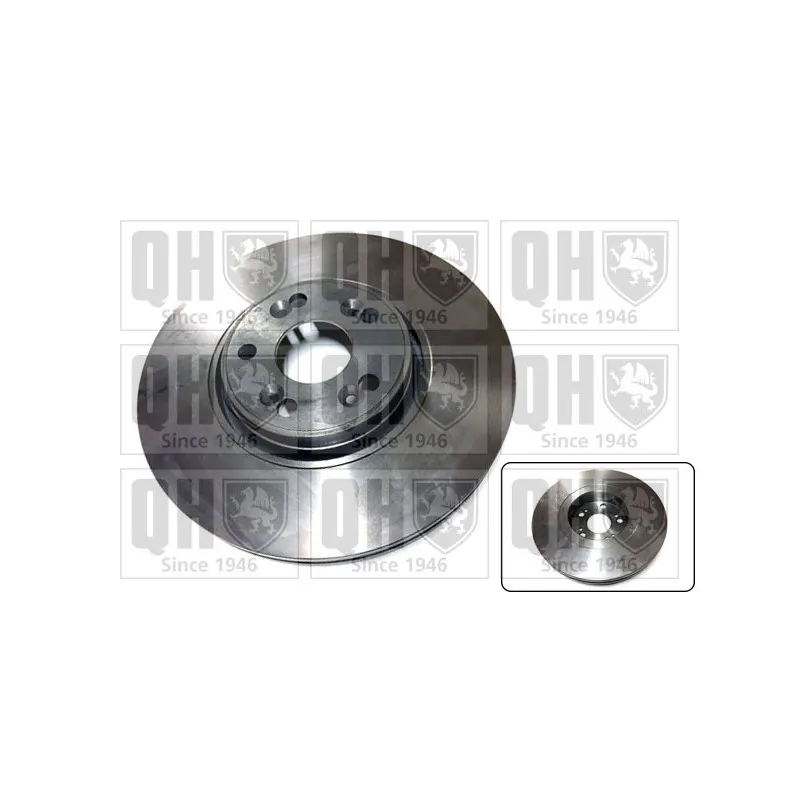 Jeu de 2 disques de frein avant QUINTON HAZELL BDC5279