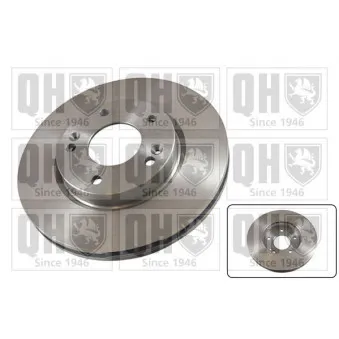 Jeu de 2 disques de frein avant QUINTON HAZELL BDC5285
