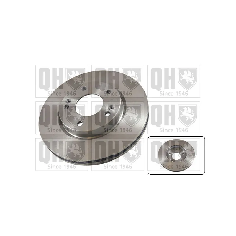 Jeu de 2 disques de frein avant QUINTON HAZELL BDC5285