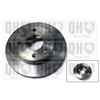 Jeu de 2 disques de frein avant QUINTON HAZELL BDC5298