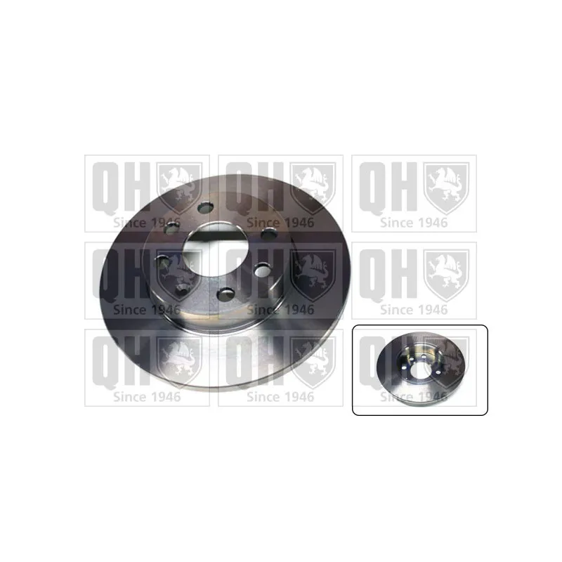 Jeu de 2 disques de frein avant QUINTON HAZELL BDC5306
