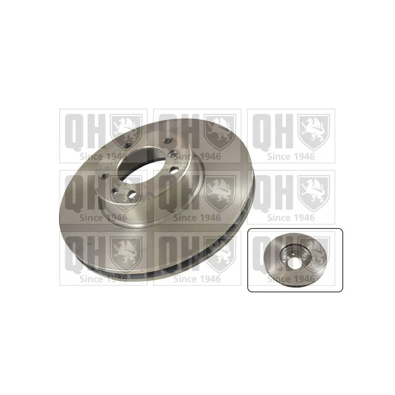 Jeu de 2 disques de frein avant QUINTON HAZELL BDC5310