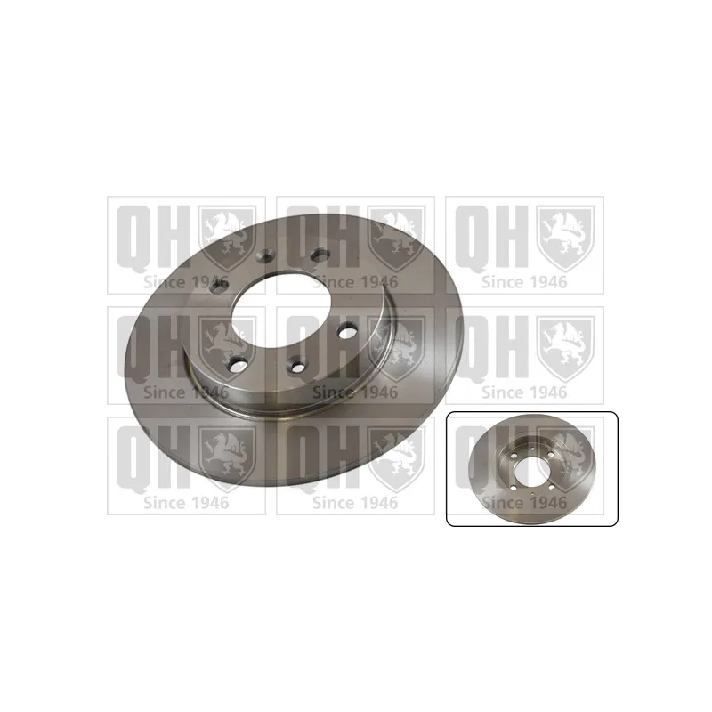 Jeu de 2 disques de frein arrière QUINTON HAZELL BDC5311