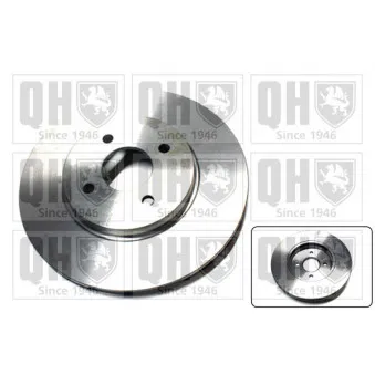 Jeu de 2 disques de frein avant QUINTON HAZELL BDC5316