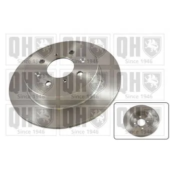 Jeu de 2 disques de frein arrière QUINTON HAZELL BDC5318