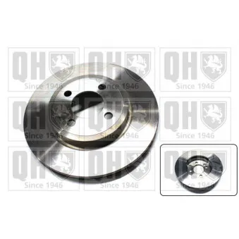 Jeu de 2 disques de frein avant QUINTON HAZELL BDC5321