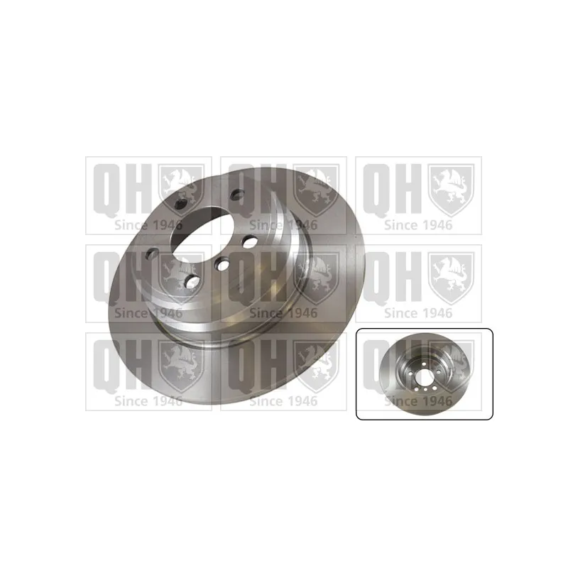 Jeu de 2 disques de frein arrière QUINTON HAZELL BDC5336