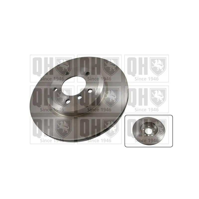 Jeu de 2 disques de frein avant QUINTON HAZELL BDC5338