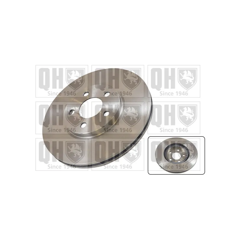 Jeu de 2 disques de frein avant QUINTON HAZELL BDC5339