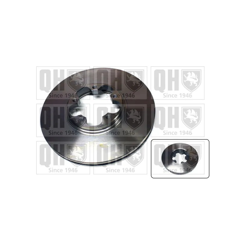 Jeu de 2 disques de frein avant QUINTON HAZELL BDC5342
