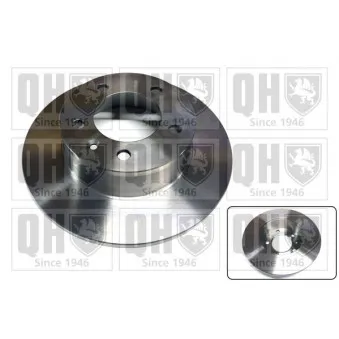Jeu de 2 disques de frein arrière QUINTON HAZELL BDC5348