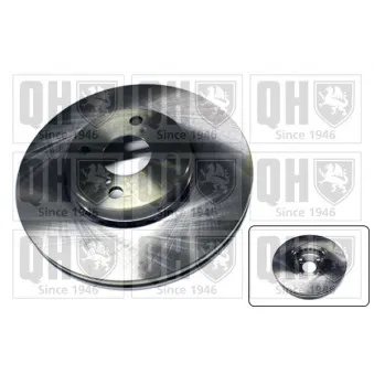 Jeu de 2 disques de frein avant QUINTON HAZELL BDC5363