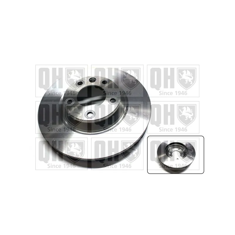Disque de frein avant gauche QUINTON HAZELL BDC5371