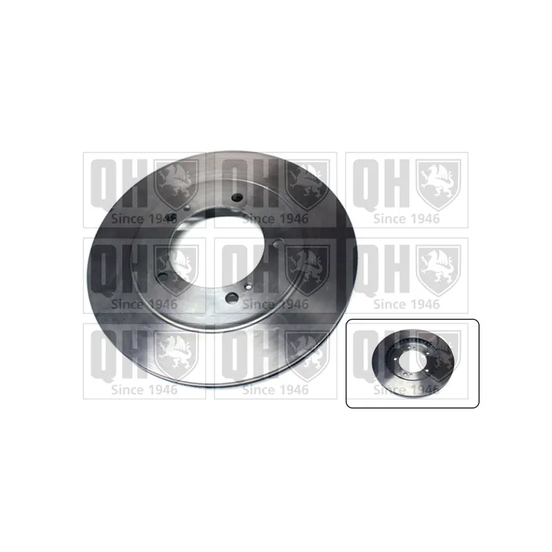 Jeu de 2 disques de frein avant QUINTON HAZELL BDC5373