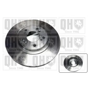 Jeu de 2 disques de frein avant QUINTON HAZELL BDC5374