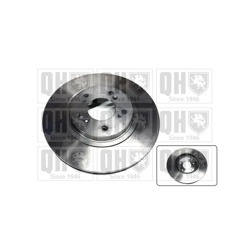 Jeu de 2 disques de frein avant QUINTON HAZELL BDC5374